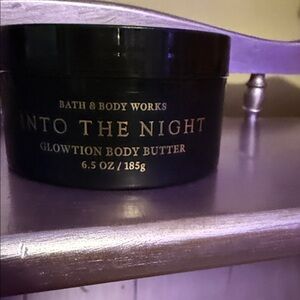 Bath & Body Works Into The Night Glowtion Body Butter - Black and Gold